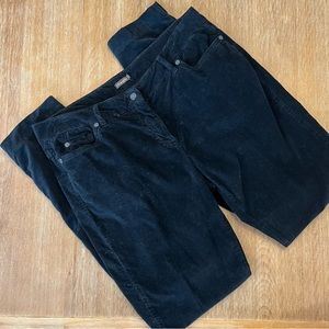 J. McLaughlin Black Velvet Pants 8